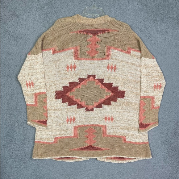 Lauren Ralph Lauren Southwestern Aztec Knit Cardigan Sweater - Picture 4 of 4